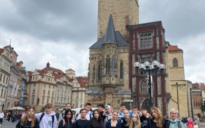 Tři dny v historické Praze prožila 8.C