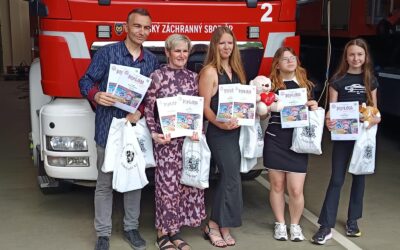 V pondělí 9.června přebírali nejlepší malíři ceny výtvarné soutěže na Stanici hasičského záchranného sboru v České Lípě